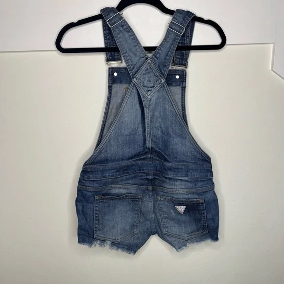 Guess Women's Blue Denim Overalls - Picture 2 of 8